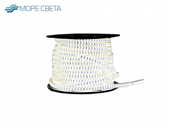Светодиодная лента SMD3014 240led 24W 220V IP67 Холодная белая