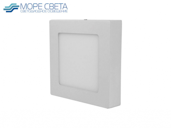 Накладной LED светильник EPL-S 12W 6000-6500K 220V Квадрат белый
