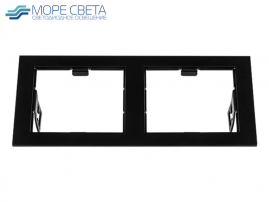 Рамка Lightstar X2 214527 для светильника LIGHTSTAR DOMINO QUADRO черный