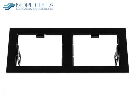 Рамка Lightstar X2 214527 для светильника LIGHTSTAR DOMINO QUADRO черный
