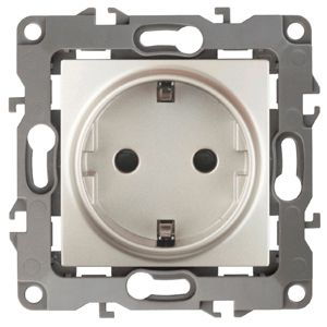 12-2001-15 ЭРА Розетка 2P+E Schuko, 16A-250В, IP20, без м.лапок, Эра12, перламутр 12-2001-15 ЭРА Розетка 2P+E Schuko, 16A-250В, IP20, без м.лапок, Эра12, перламутр