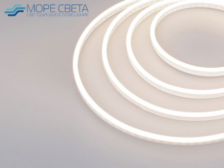 Светодиодная лента термостойкая GN SMD2835 180LED 12V IP68 Теплая белая