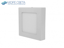 Накладной LED светильник EPL-S 12W 4000-4500K 220V Квадрат белый