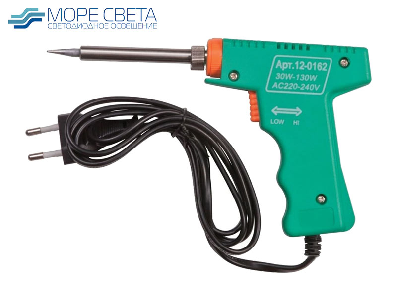 Паяльник 12-0162 (HS-50/ZD-80) 30-130W 220V зеленый Паяльник 12-0162 (HS-50/ZD-80) 30-130W 220V зеленый