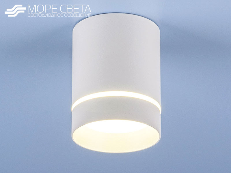 Накладной LED светильник Elektrostandard DLR021 WH 9W 4200K 220V Круг белый матовый