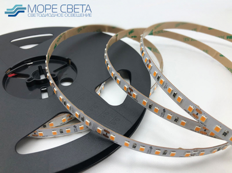 Светодиодная лента Lux SL SMD2835 120LED 9.6W 2400 24V IP20 Теплая белая цвет заката солнца