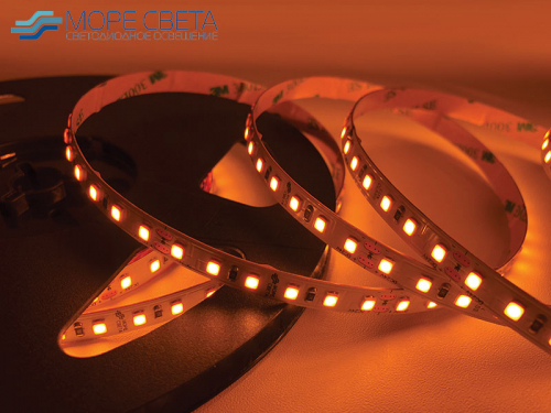 Светодиодная лента Lux SL SMD2835 120LED 9.6W 1900 24V IP20 Теплая белая цвет свечи