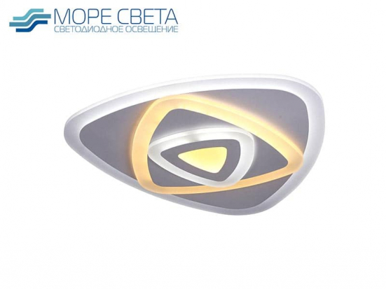 Светодиодная люстра PL 1902WT 104W 2700-6500K 220V белая***