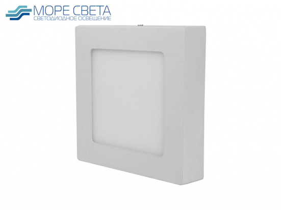 Накладной LED светильник EPL-S 18W 4000-4500K 220V Квадрат белый