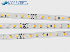 Светодиодная лента PRO SMD2835 112LED 10W 24V IP20 Теплая белая