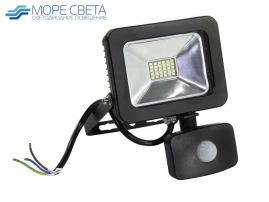 Светодиодный прожектор с датчиком движения Sensor 30W 6500K 220V IP65 холодный белый