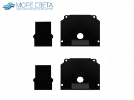 ST040.459.00 Торцевая заглушка (2 шт) для ST040.429.00 ST-Luce Черный/Белый
