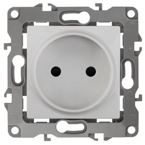 12-2005-01 ЭРА Розетка 2P, 16A-250В, IP20, без м.лапок, Эра12, белый 12-2005-01 ЭРА Розетка 2P, 16A-250В, IP20, без м.лапок, Эра12, белый