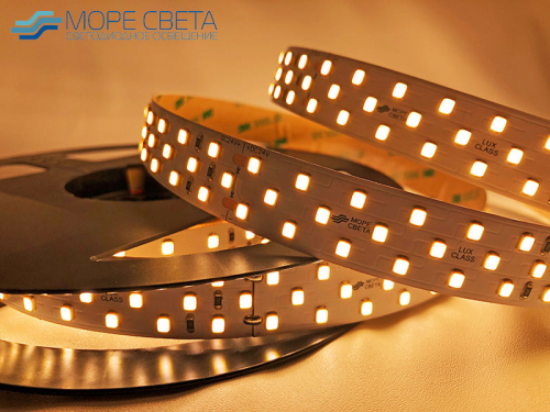 Светодиодная лента Lux SL SMD2835 252LED 27W 3000-3200K 24V IP20 19mm Теплая белая