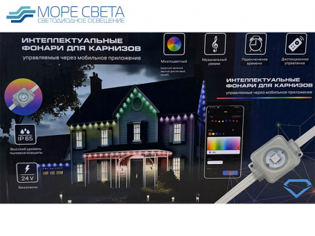 Пиксельный контроллер SL-Flash-PIX Пульт+Блок 150W 6.25A 24V IP67