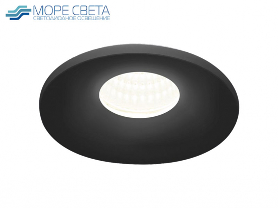 Встраиваемый LED светильник ES 15270/LED BK 3W 4200K 220V IP20 круг черный