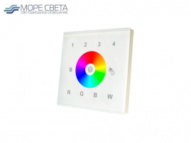 Панель врезная Lux SR-2820AC-RF-IN (RGB+W, 4 зоны, 220V, RF, Белая)