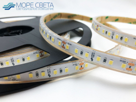 Светодиодная лента Lux SL SMD2835 120LED 9.6W 6000-6500K 24V IP68 Холодная белая в/з