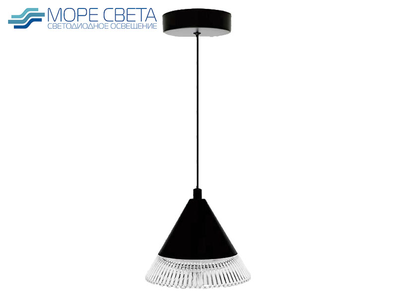 НоменклатураПрисоединенныеФайлы Подвесной LED светильник Estares on/off LAMPA 7W 1R-ON/OFF управляемый черный