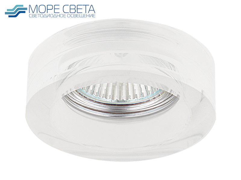 Р-Встраиваемый светильник Lightstar Lei mini 006139 под лампу GU5.3 белый матовый
