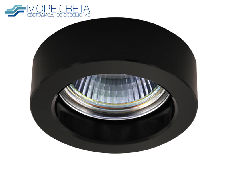 Р-Встраиваемый светильник Lightstar Lei mini 006137 под лампу GU5.3 черный Р-Встраиваемый светильник Lightstar Lei mini 006137 под лампу GU5.3 черный