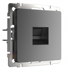 Розетка Ethernet RJ-45 Werkel W1181064 Графит матовый