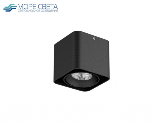 Накладной светильник Lightstar Monocco 212517 под лампу GU10 Квадрат черный