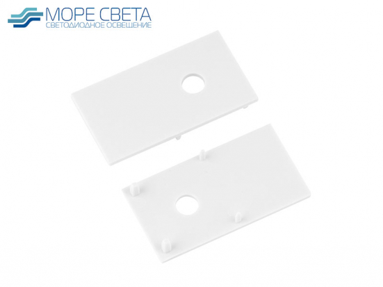 Комплект заглушек (2шт) для шинопровода под ГКЛ 12.5 мм IZILED 220V