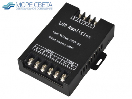 Светодиодный усилитель AMP360 (RGB, 12-24V, 30A, 360-720W, Черный)