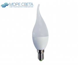 Светодиодная лампа СВЕЧА НА ВЕТРУ E14 9-11W 2700-3200К 220V теплая белая