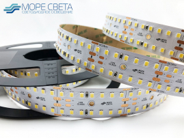 Светодиодная лента Lux SL SMD2835 280LED 25W 6000-6500K 24V IP20 24mm 2ряда Холодная белая
