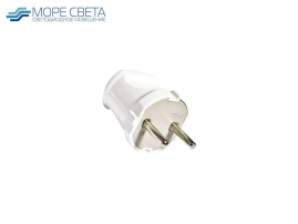Вилка сборная IN-HOME 4142 10A 220V белая