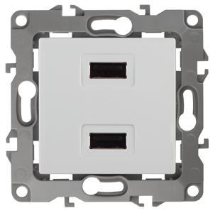 12-4110-01 ЭРА Устройство зарядное USB, 230В/5В-2100мА, IP20, Эра12, белый 12-4110-01 ЭРА Устройство зарядное USB, 230В/5В-2100мА, IP20, Эра12, белый