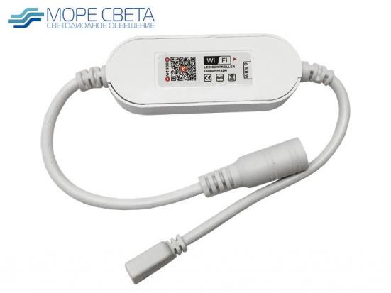 Контроллер Wi-Fi Mini TUYA (RGBW, 12V, 8A, 96W, Белый)