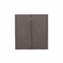 KRANZ KR-78-0711-6 Выключатель STRONG 2 кл для жалюзи возвратный 10А с/у графит KRANZ KR-78-0711-6 Выключатель STRONG 2 кл для жалюзи возвратный 10А с/у графит