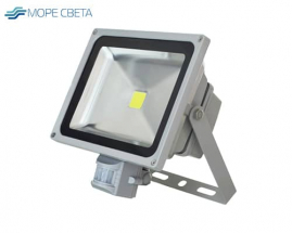 Светодиодный прожектор с датчиком движения GTAB-S-30-IP65-6500 10W IP65 220V холодный белый