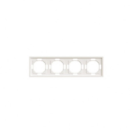 Рамка STEKKER, PFR00-5004-08 4-местная, серия Эмили, кашемир, soft touch