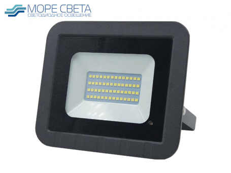 Светодиодный прожектор с датчиком движения GTAB-S-50-IP65-6500 50W IP65 220V холодный белый