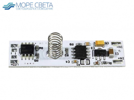 Сенсорный микровыключатель SL-T08 (12V-24V, 5A, 60-120W) пружинка в профиль