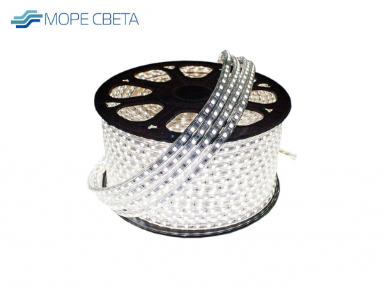 Светодиодная лента SMD5050 60LED 14.4W IP67 220V Холодная белая