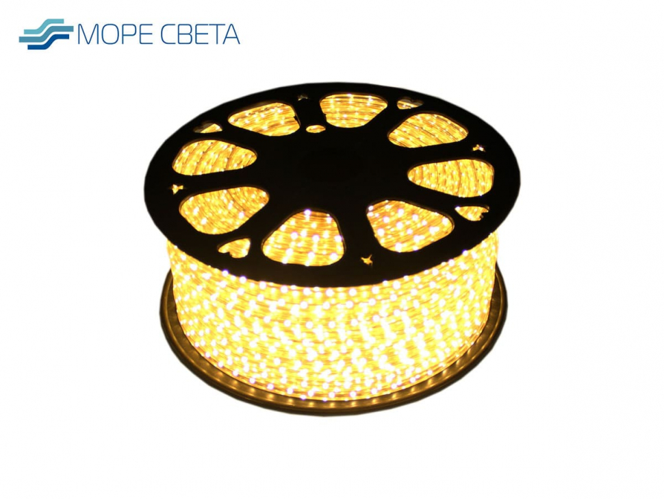 Светодиодная лента SMD5050 60LED 14.4W IP67 220V Теплая белая