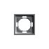 Рамка STEKKER, PFR00-5001-09 1-местная, серия Эмили, антрацит, soft touch Рамка STEKKER, PFR00-5001-09 1-местная, серия Эмили, антрацит, soft touch