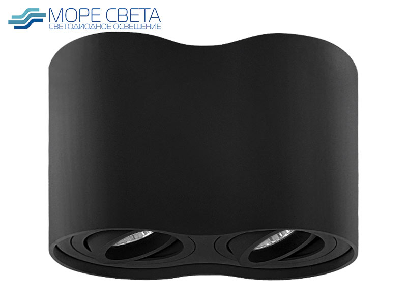 Накладной светильник Lightstar Binocco X2 052027 под лампу GU10 черный