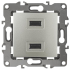 12-4110-15 ЭРА Устройство зарядное USB, 230В/5В-2100мА, IP20, Эра12, перламутр 12-4110-15 ЭРА Устройство зарядное USB, 230В/5В-2100мА, IP20, Эра12, перламутр
