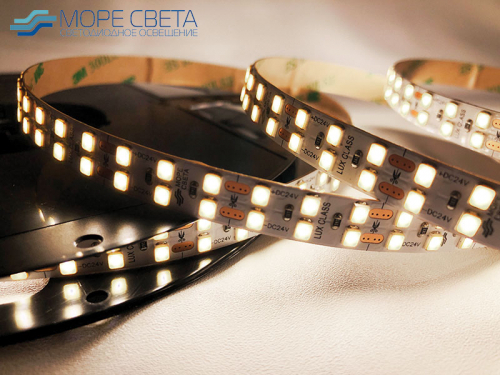 Светодиодная лента Lux SL SMD2835 240LED 23W 2700-2900K 24V IP20 Теплая белая Светодиодная лента Lux SL SMD2835 240LED 23W 2700-2900K 24V IP20 Теплая белая