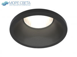 Встраиваемый LED светильник ES 15269 BK 3W 4200K 220V IP20 круг черный