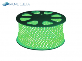 Светодиодная лента SMD5050 60LED 14.4W IP67 220V Зеленая