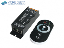 Диммер SL-YC028 (Dimm, 12-24V, 25A, 300-600, RF, Черный)