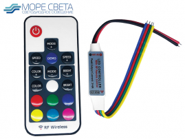 Контроллер SL-YC023 (RGB, 12-24V, 12A, 144-288, RF, Белый)