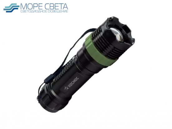 Фонарь светодиодный Космос KOC121B 1W 3xAAA черный